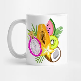 Tropical fruits Mug